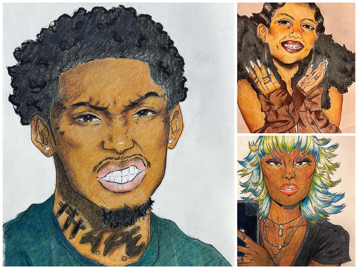 Bristol Paper Portrait Commission