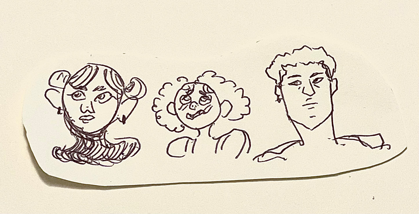 Miniature Portrait (UNCOLORED)